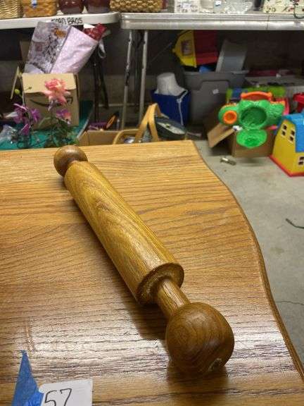 Wooden Kitchen Utensils: Meat Tenderizer, Masher, and Rolling Pin