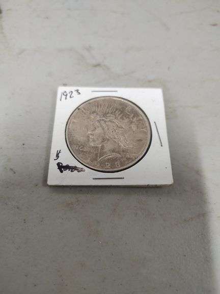 1923 PEACE SILVER DOLLAR image