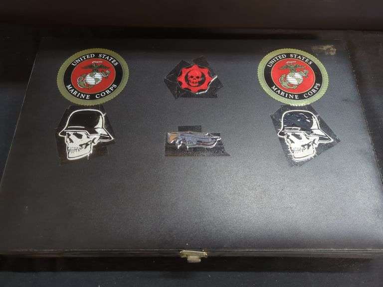 Collection of Boy Scout Memorabilia in Display Case