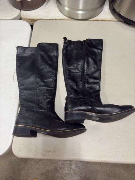 WOMENS- ALDO- CHERRIE- BLACK BOOTS- SIZE 11 image
