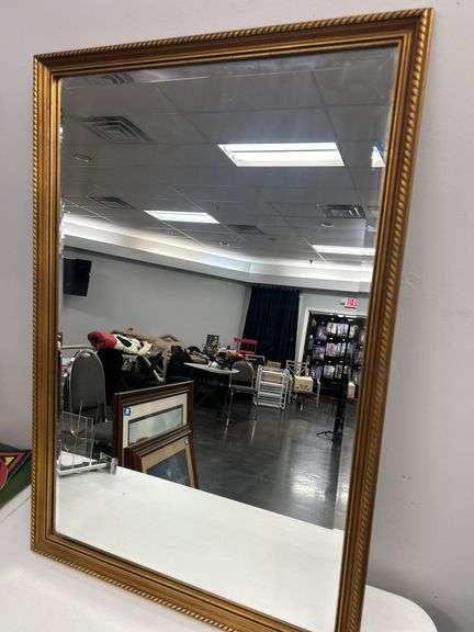 Gold Framed Wall Mirror