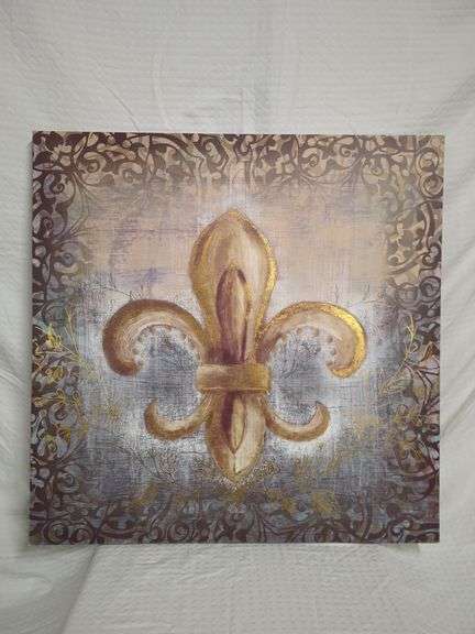 Kirkland's Framed Fleur-de-Lis Wall Art