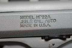 Phoenix Arms Model HP22A Pistol In .22 LR Caliber,
