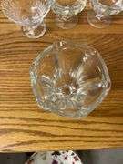 Assorted Glassware Lot: Drinking Glasses and Dessert Bowls