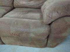 Brown Three-Seat Reclining Sofa