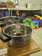 Baking and Cooking Assortment: Cake Carrier, Bundt Pan, Saucepans, Better Homes and Gardens Mugs, Grater & Thermometer