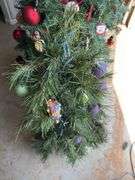Assorted Decorated Christmas Trees with Ornaments