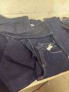A VARIETY OF WOMENS JEANS- 1- PAIR OF JEAN SHORTS- SIZES 10- 12- 14- DIFFERENT BRANDS