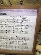 Handcrafted Winter Decor - Snowman and Amazing Grace Framed Art