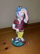 Golfing Memorabilia Lot - Balls, Figurines, and Crowfield Glass