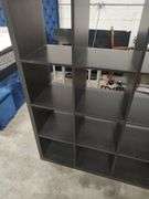 16 CUBE STORAGE SHELF BLACK - 58X16X58