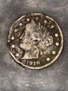 LIBERTY V NICKEL 1910