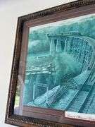 Framed Art Print - Burnside Memorial Bridge and Cumberland River