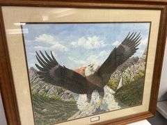Framed Limited Edition Bald Eagle Print by Steve St. Clair