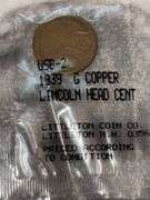 LITTLETON COIN COMPANY IN PLASTIC 1939 LINCOLN HEAD PENNY