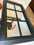 Mixed Home Decor Lot: Mirror, Clock, and Wall Hangings