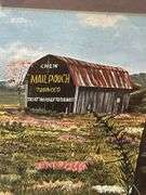 Framed Limited Edition Print - Mail Pouch Barn & Rabbits