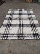 THRESHOLD PLAID AREA RUG - 4 FT X 5 FT 6 INCH