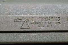 Hi-Point Model JHP Pistol In .45 ACP Caliber,