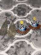 TWO PAIRS OF EARRINGS