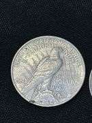 Three 1922 United States Peace Silver Dollars