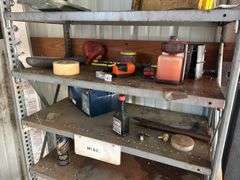 Shelving Unit with Assorted Items