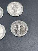 TWELVE MERCURY DIMES