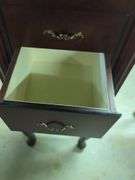 Mahogany Finish Jewelry Armoire