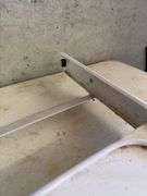 White Metal Storage Rack