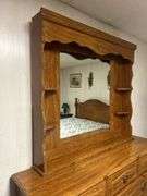 Oak Dresser with Mirror