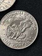 1974 Eisenhower "Ike" Silver Dollar Coins - Lot of 3