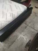 QUEEN SIZE FARMHOUSE STYLE BED - HEADBOARD WITH FOOTBOARD AND RAILS AND SLATS MATTRESS WILL BE GIVEN TO BUYER IF WANTED
