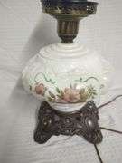 Phoenix Lamps Inc. Table Lamp with Floral Design