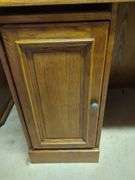 Oak Roll Top Desk with Storage