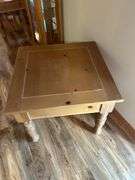 Wooden Side Table with Drawer