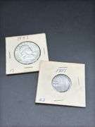 PENNY AND HALF DOLLAR