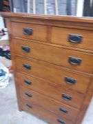 7 DRAWER CHEST MATCHES LOT 86 - 39X18X56 - HAS ONE BLEMISH ON TOP