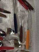 Fiesta Flatware Set with Colorful Handles