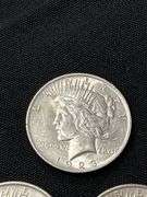 1923 Peace Silver Dollars - Group of Three