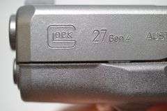 Glock Model 27 Pistol In .40 S&W Caliber,
