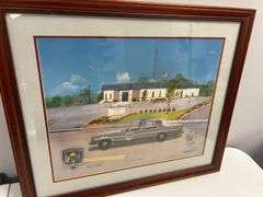 Jefferson Town Police Print by Steve St. Clair