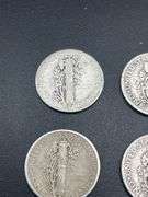 TWELVE MERCURY DIMES
