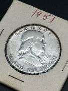 PENNY AND HALF DOLLAR