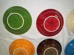 Fiesta Ware Small Bowls - Set of 8 Assorted Colors
