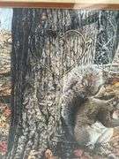 Framed Steve St. Clair Print - Squirrels in Autumn