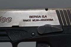 Bersa Model BP9CC Pistol In 9X19MM Caliber,