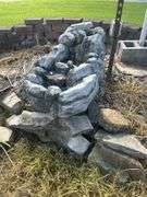 Rock Waterfall Fountain Outdoor Decor