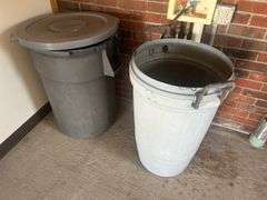 Two Large Trash Containers