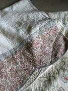 Floral Pattern Quilted Throw Blanket