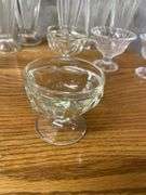 Assorted Glassware Lot: Drinking Glasses and Dessert Bowls